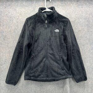 The North Face Fleece Jacket Womens Medium Black Osito 2 Soft Full Zip